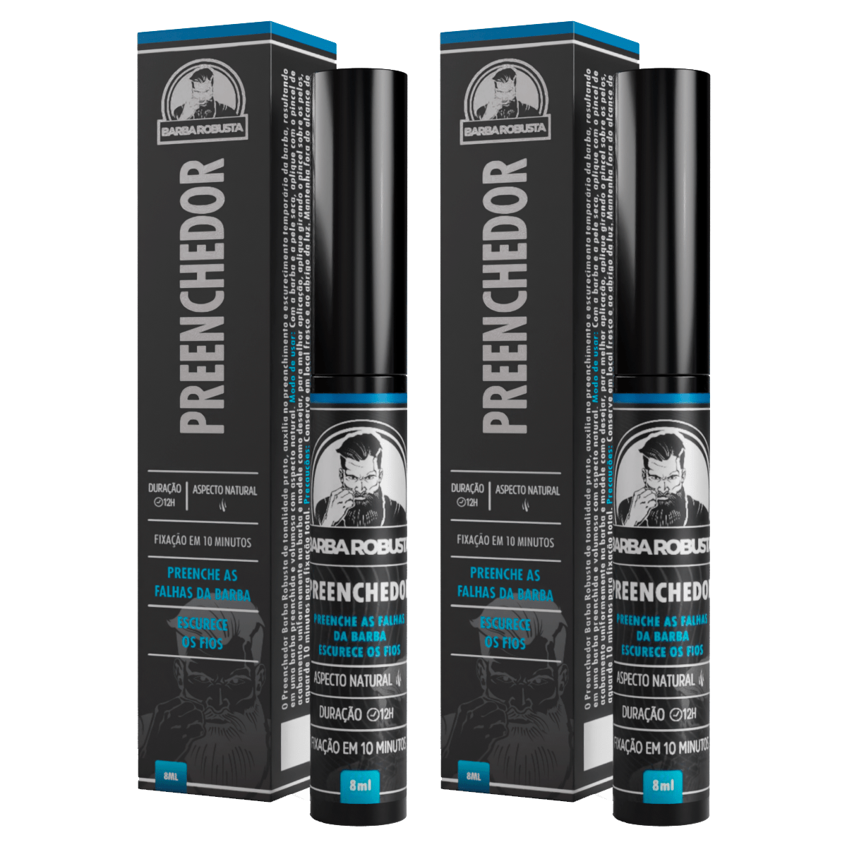 2 Preenchedores Barba Robusta - Barba Robusta