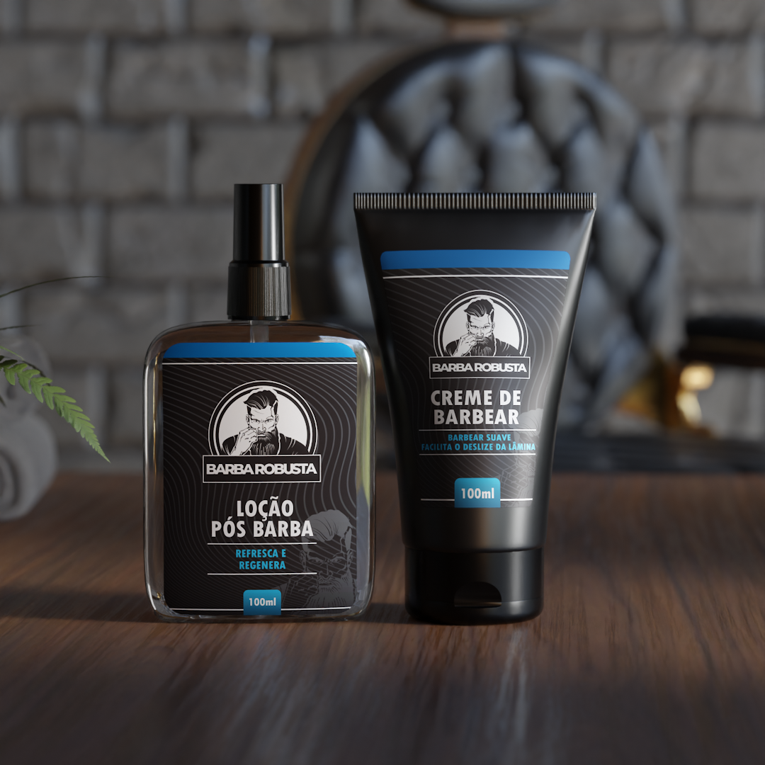 Kit Barbear (1 Creme de Barbear + 1 Loção Pós-Barba)