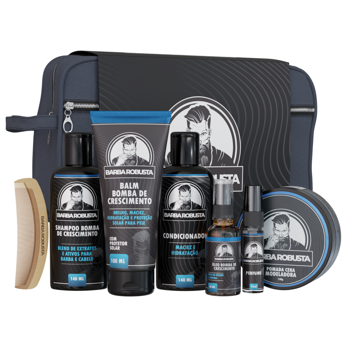 Kit Cuidados Elite Barba Robusta