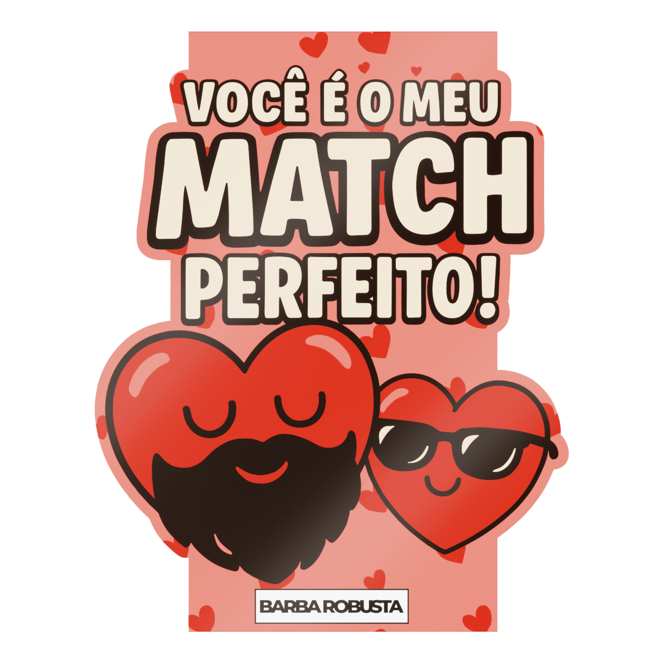 Embalagem Luva de Presente Namorados - Barba Robusta