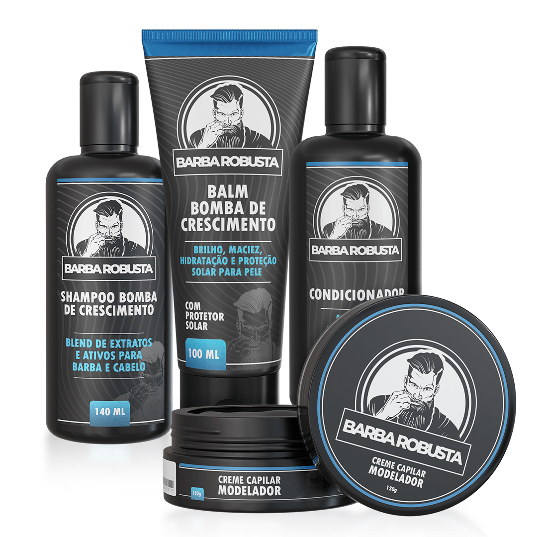 Kit Essencial - Cuidados - Barba Robusta