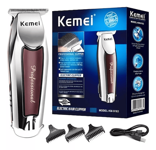 Máquina Acabamento Kemei KM - 9163 - Barba Robusta