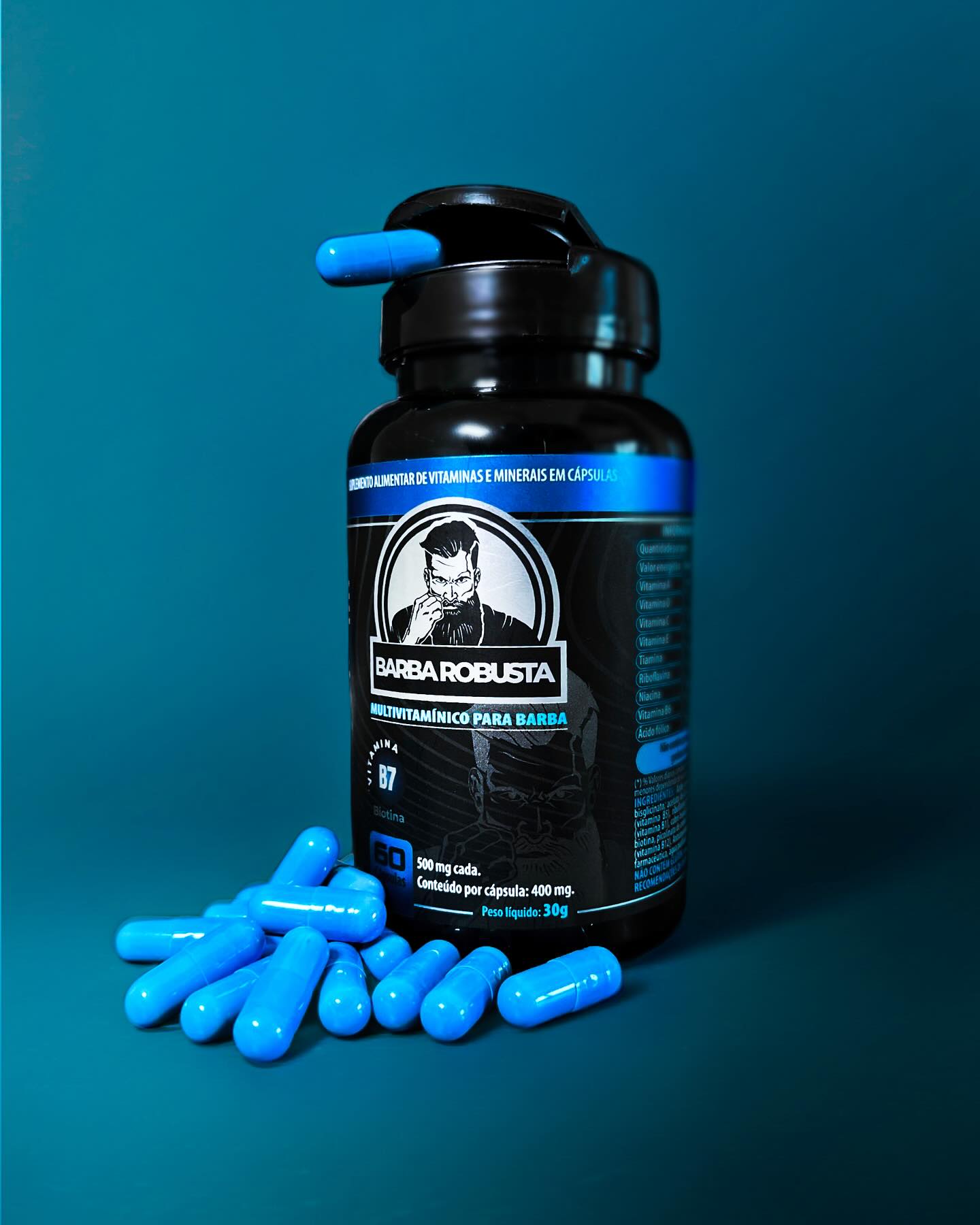Multivitamínico - 60caps - Barba Robusta