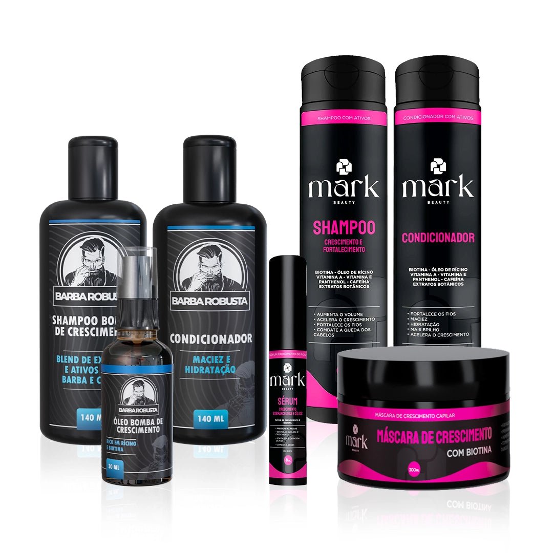 Rotina Completa a Dois - Barba Robusta