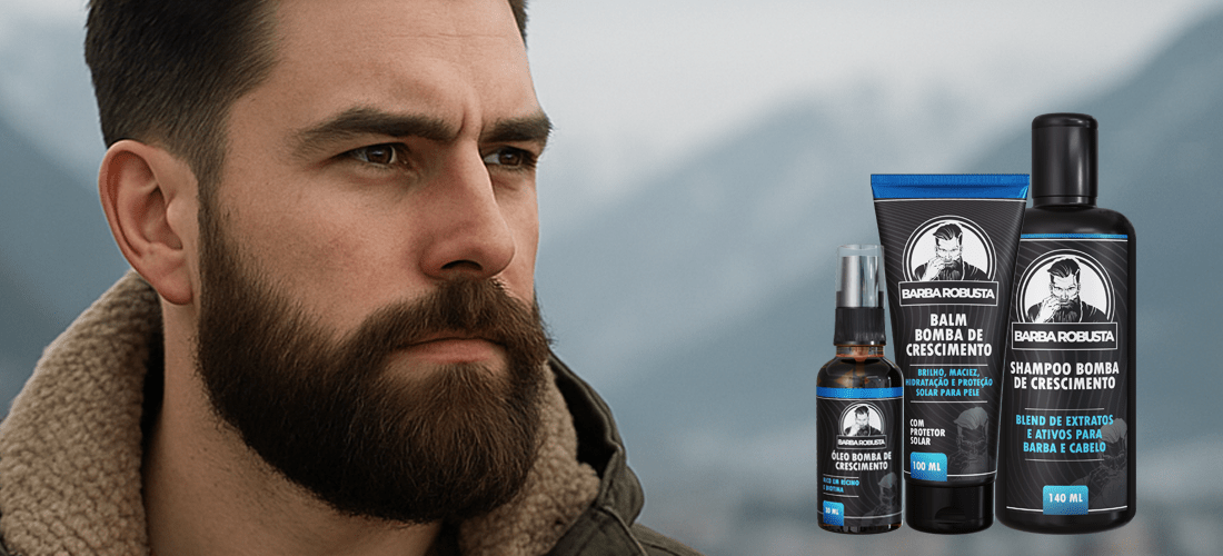 Cuidados com a Barba no Inverno: Dicas e Produtos Barba Robusta para Evitar Ressecamento ❄️🧔 - Barba Robusta