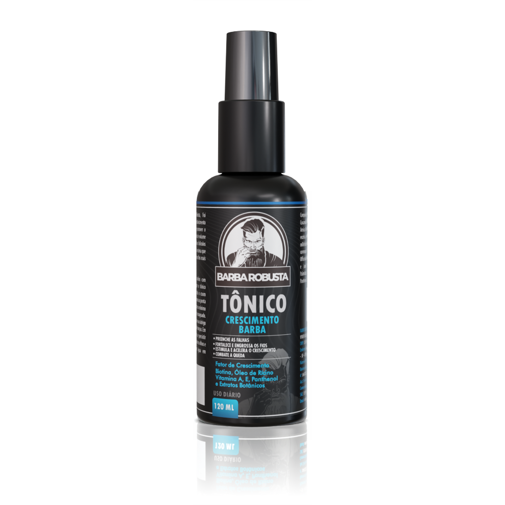 1 Tônico Barba Robusta 120ml