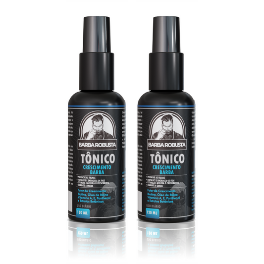 2 Tônicos Barba Robusta 120ml