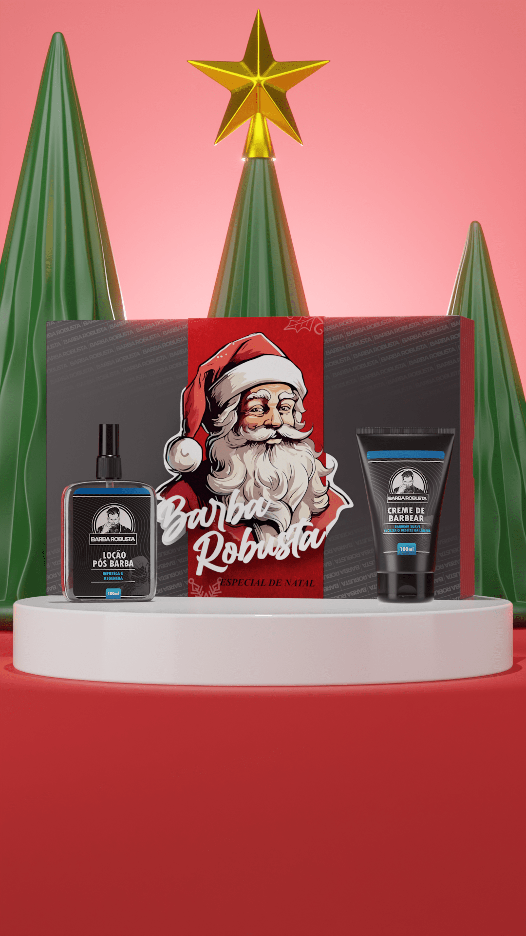 Kit Barbear 1 (Loção + Creme de Barbear) - Barba Robusta