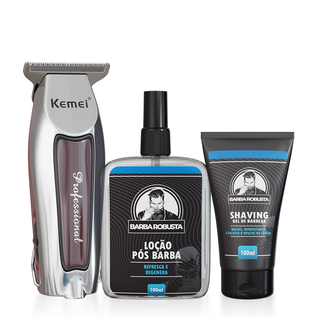 Kit Barbear Completo - Barba Robusta