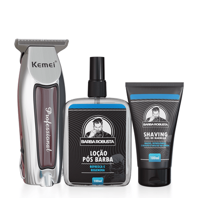 Kit Barbear Completo - Barba Robusta