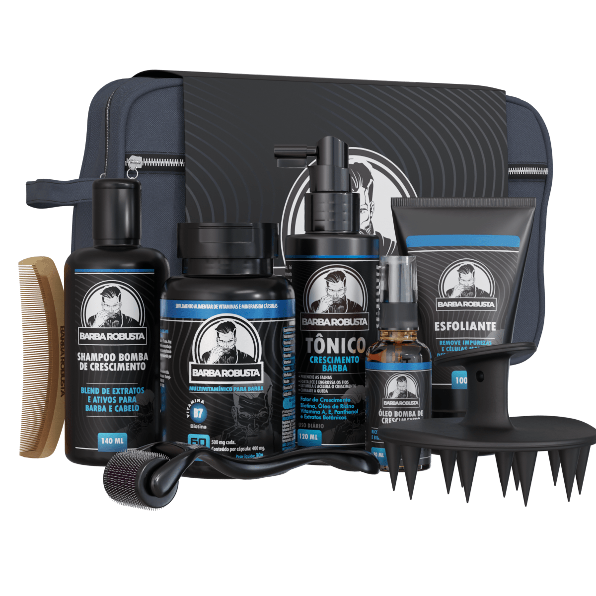 Kit Crescimento Premium - Barba Robusta