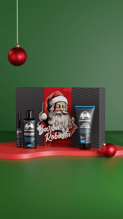 Kit Preenchedor + Shampoo + Balm - Barba Robusta