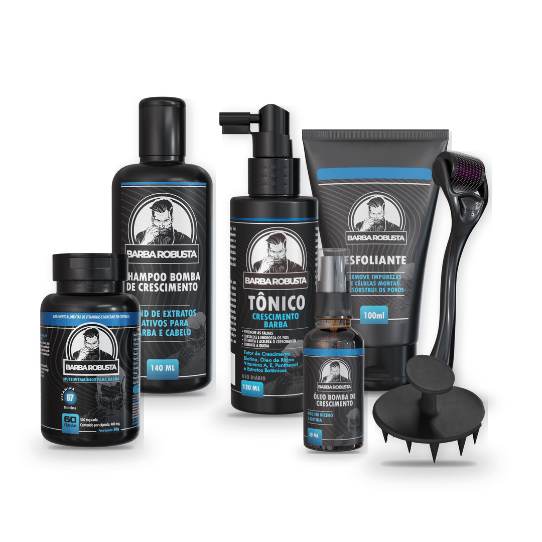 Kit Turbo - Crescimento - Barba Robusta