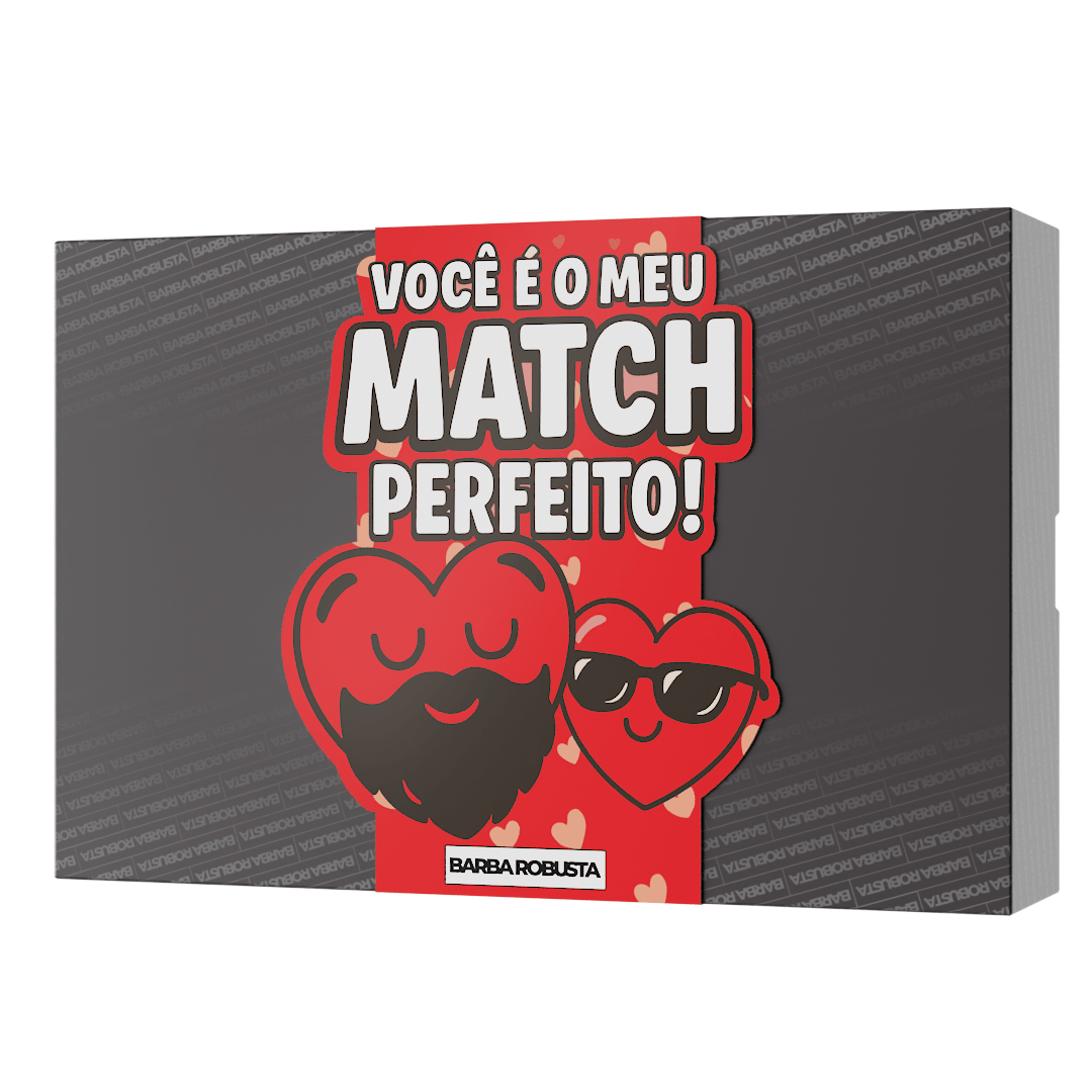 Luva Match Perfeito - Embalagem de Presente - Barba Robusta