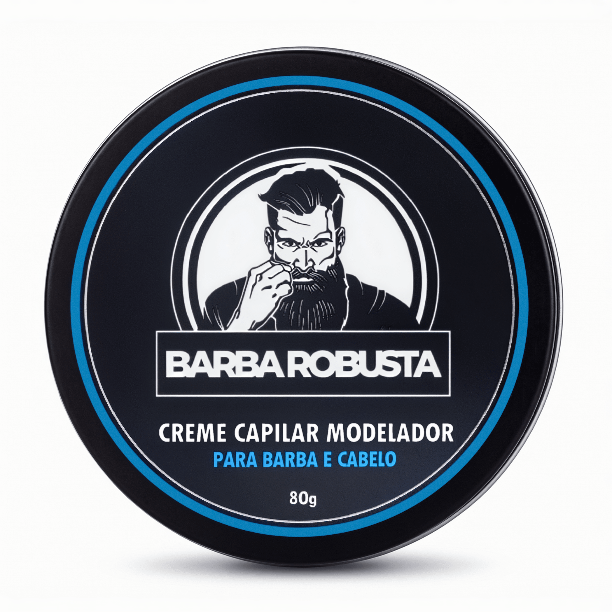 Pomada Modeladora - Fixação forte - Efeito molhado - 80gr - Barba Robusta