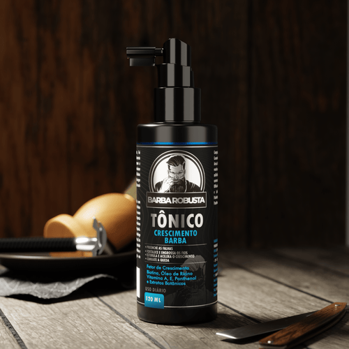 Tônico de Crescimento 120ml - Barba Robusta